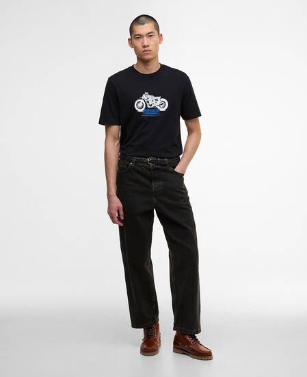 T-shirt con stampa Cruise Black