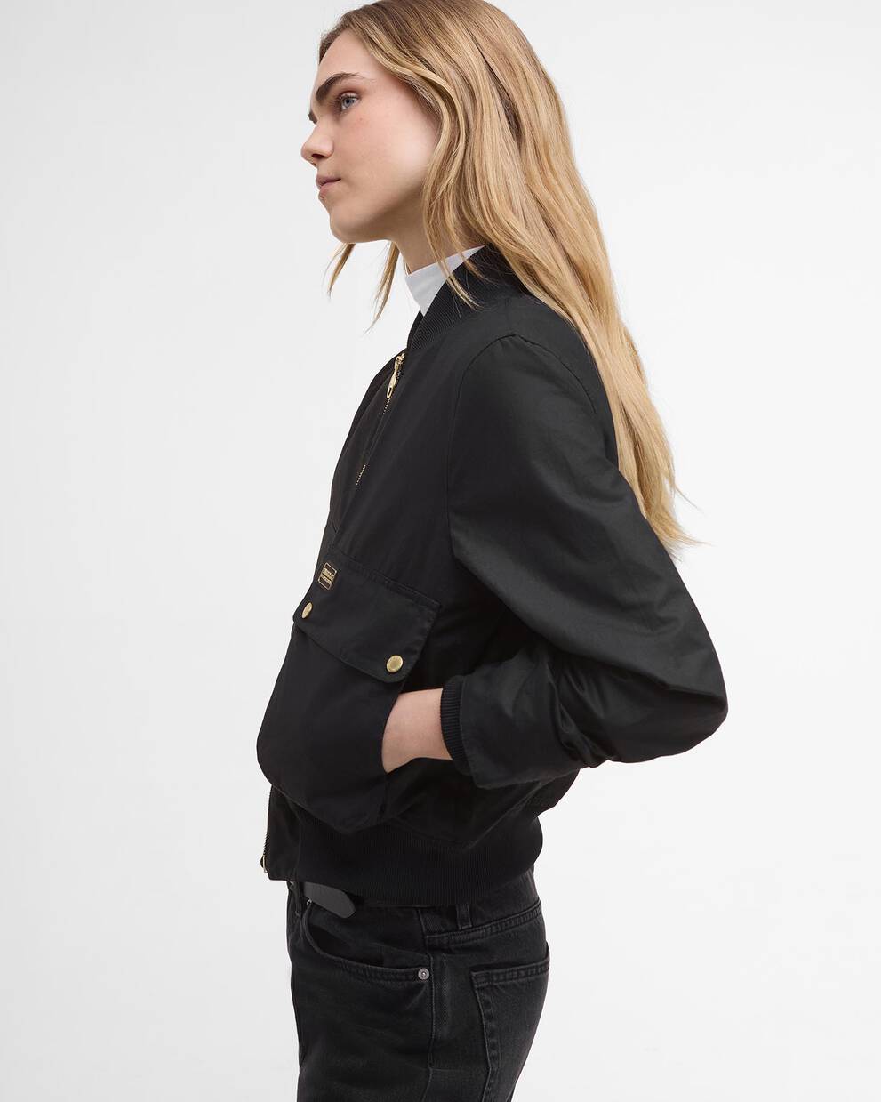 Patsy Waxed Bomber Jacket