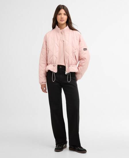 Pagan Quilted Jacket Desert Pink