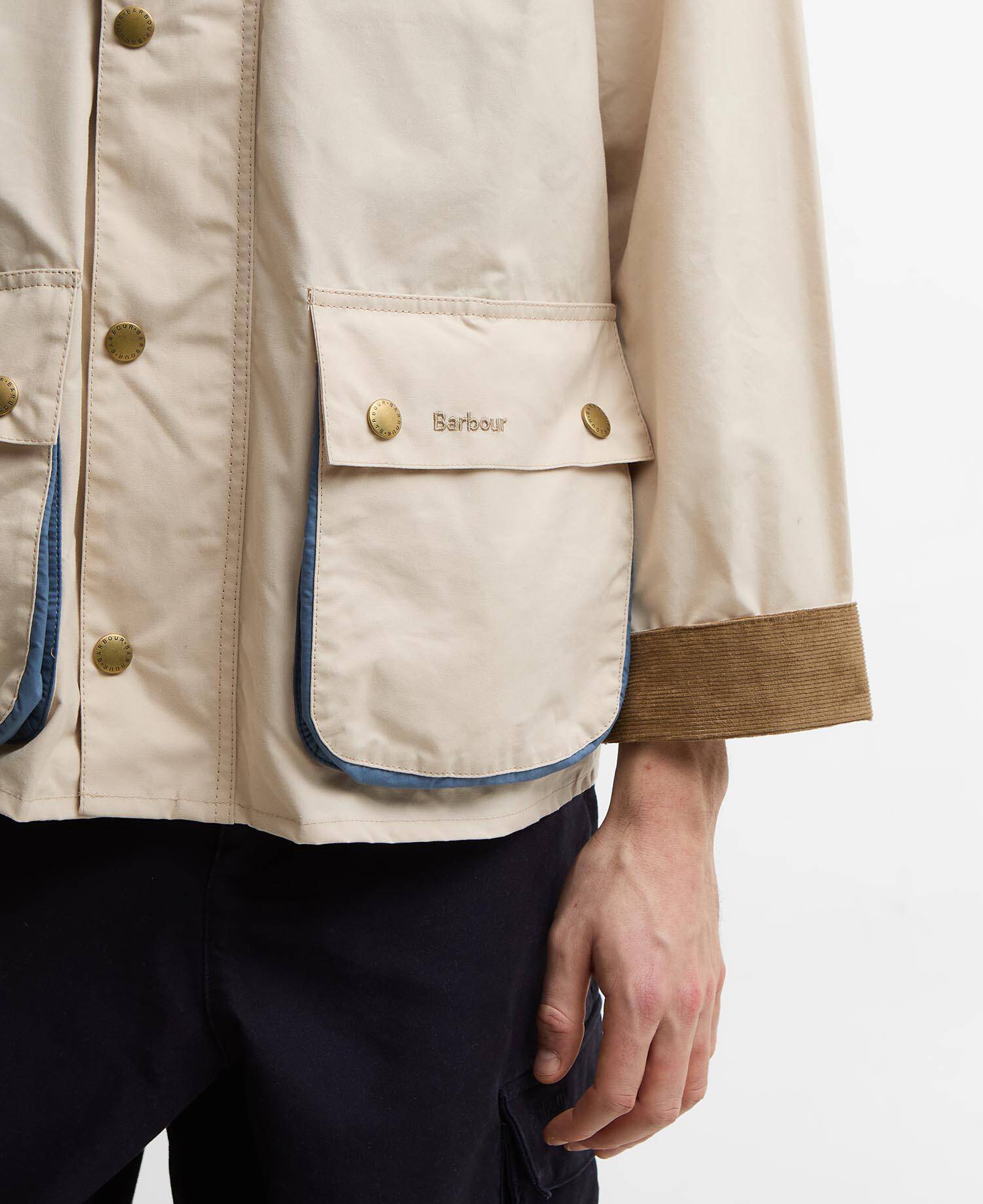 Giacca casual Bedale Sugarlump Paul Smith Loves Barbour Oatmeal image number 6