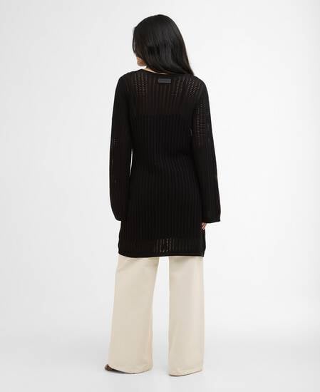 Daya Knitted Mini Dress Black
