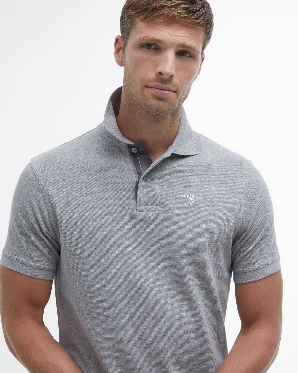 Tartan Pique Polo Shirt