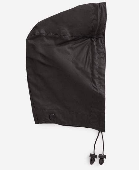 Lightweight Waxed Hood Classic Black