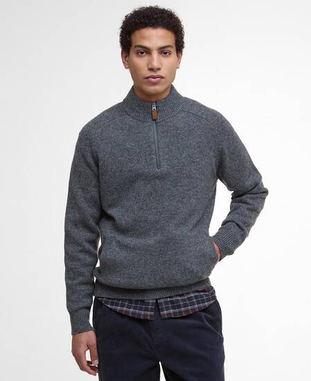 Talder Half-Zip Jumper Charcoal