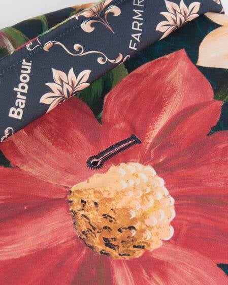 Cappottino per cani Wild Flower Barbour x FARM Rio Navy Wildflower