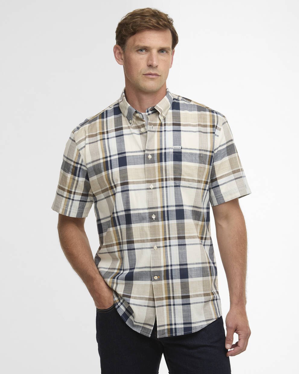 Swinfell Checked Regular Short-Sleeved Shirt