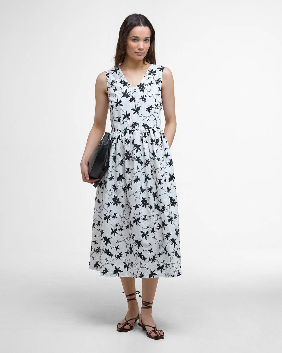 Elina Printed Midi Dress