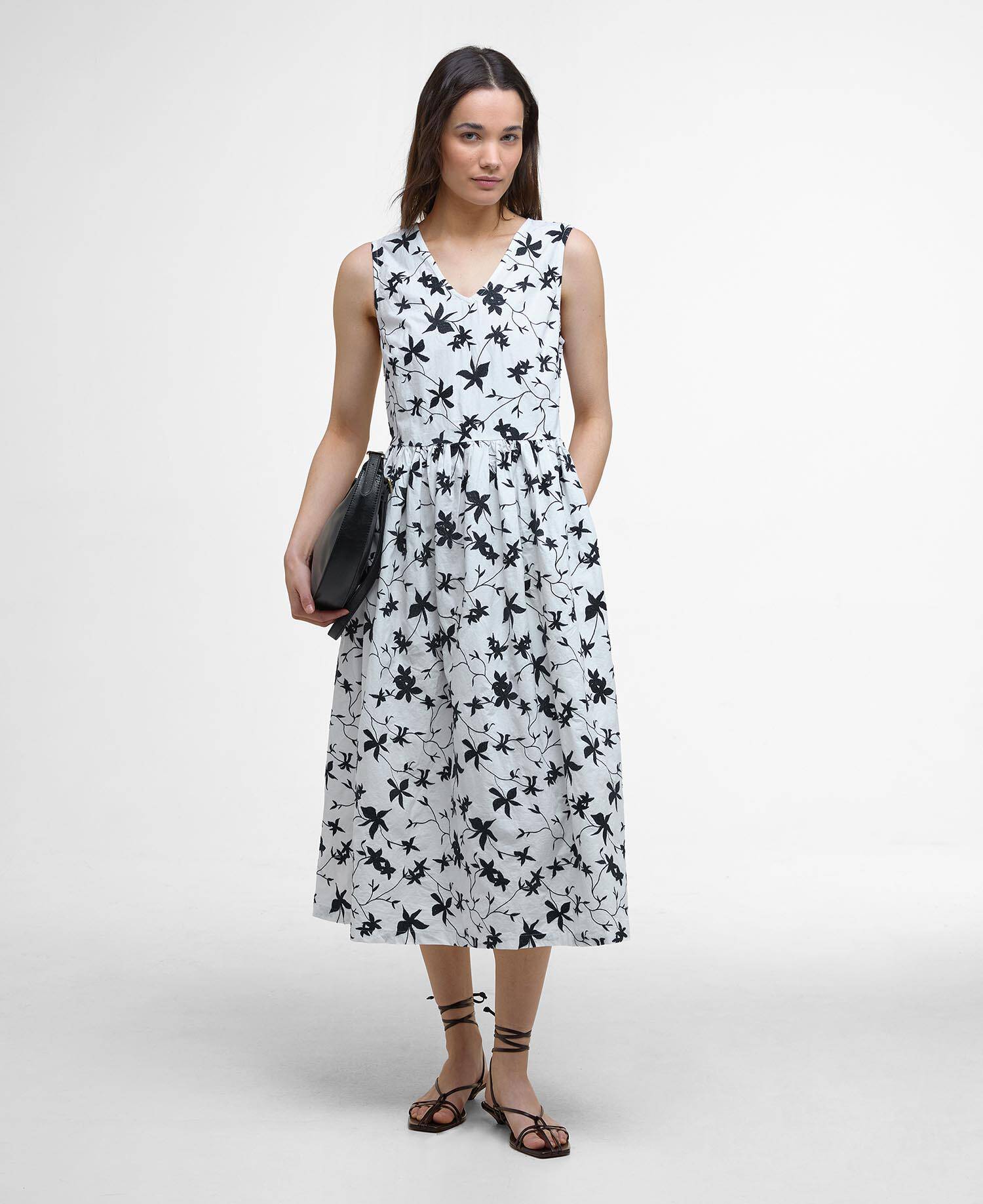 Elina Printed Midi Dress image number 0