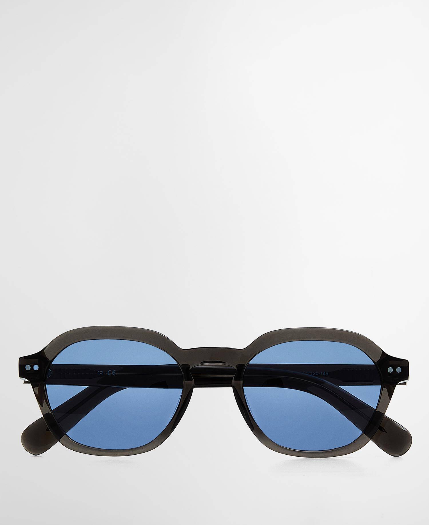 Oval Sunglasses Smokey Grey image number 0