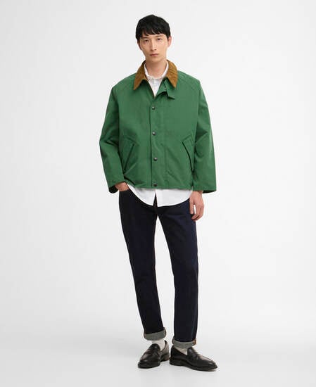 Transporter Oversized Casual Jacket Racing Green