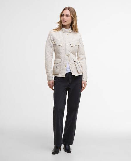 Halsey Quilted Jacket Jasmine/Dusky Khaki