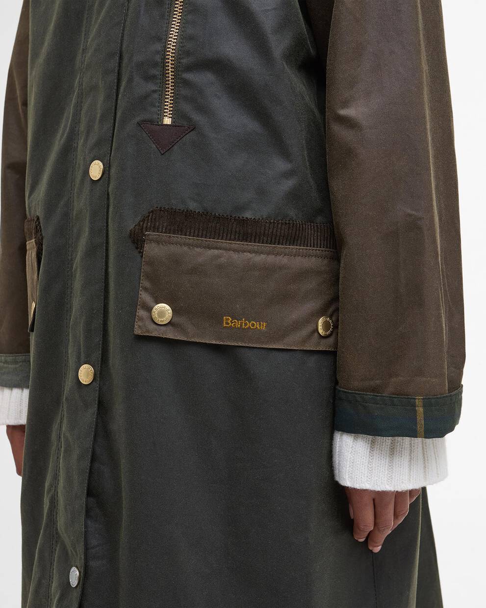 Evette Waxed Car Coat