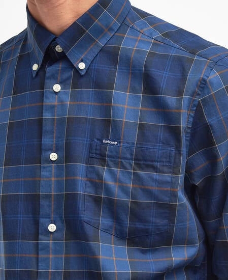 Wetheram Tailored Long-Sleeved Shirt Midnight Tartan Wetheram Tailored Long-Sleeved Shirt Midnight Tartan