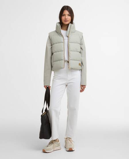 Phoenix Quilted Sweat Glacier Grey