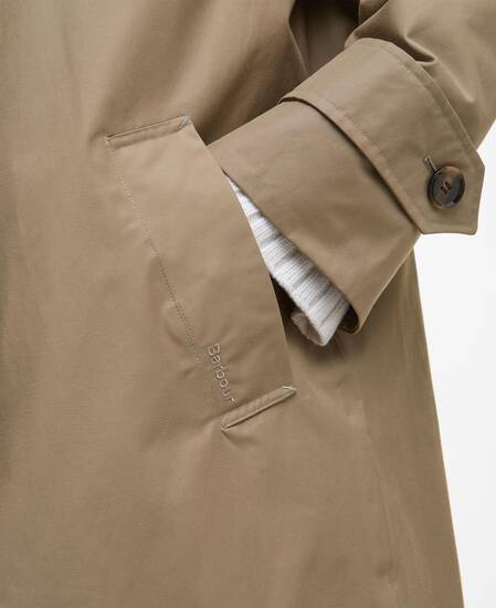 Sadie Waterproof Jackets Military Brown/Hessian Tartan