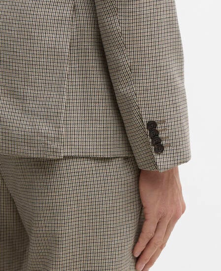 Blazer Forstone Houndstooth Stone