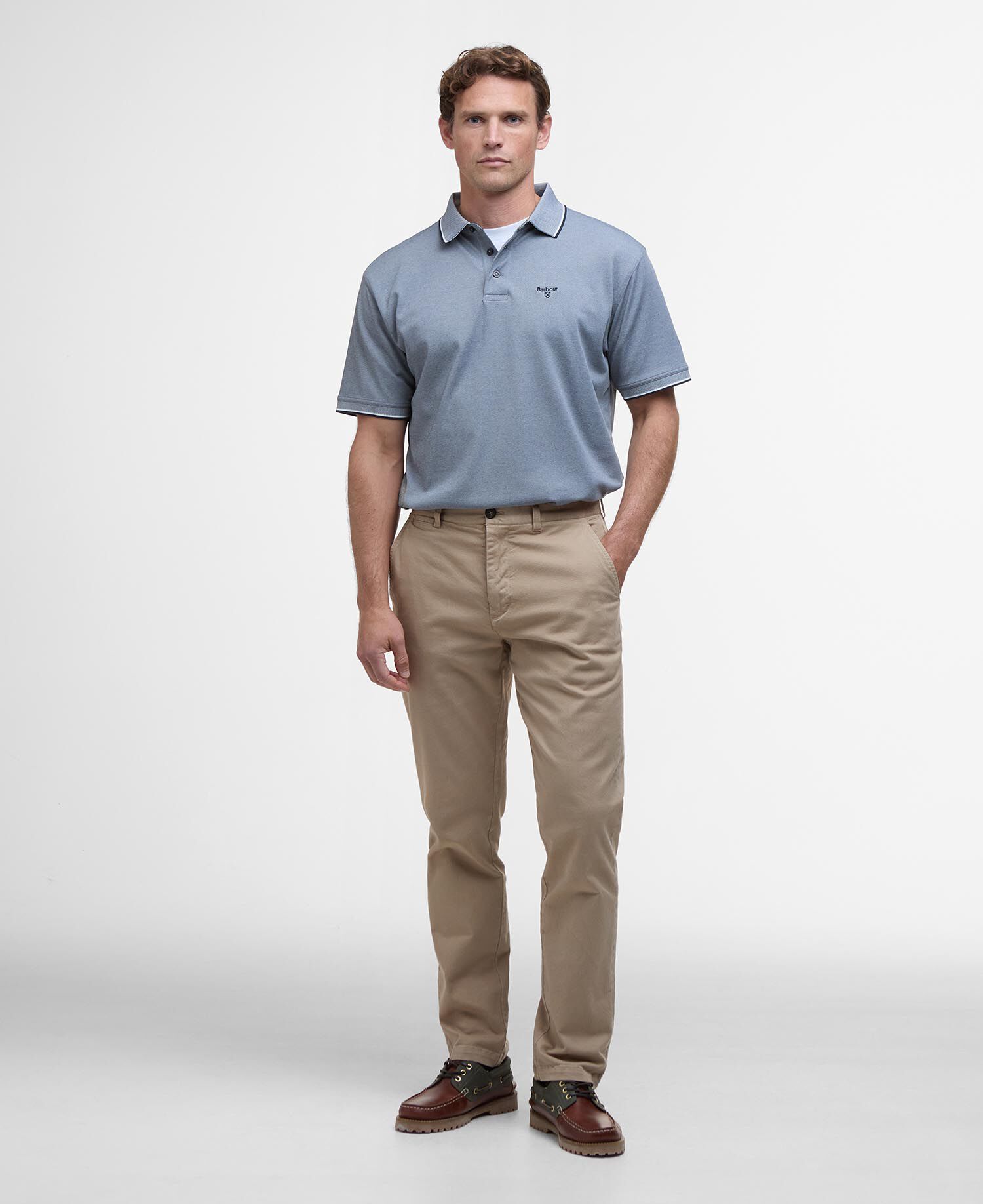 Heydon Short-Sleeved Polo Shirt Classic Navy