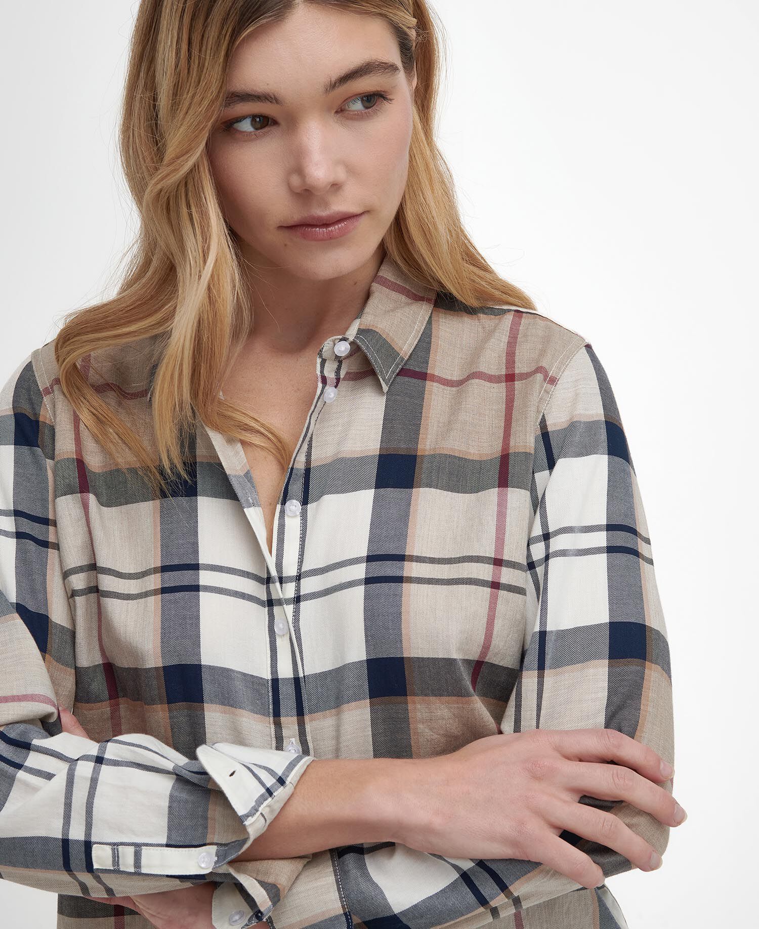 Bredon Regular Long-Sleeved Shirt Hessian Tartan