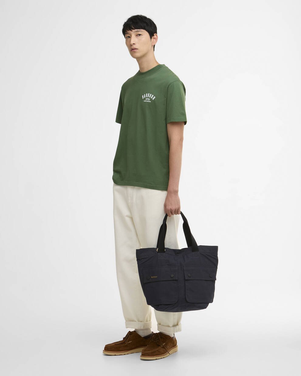 T-shirt oversize con stampa 1976