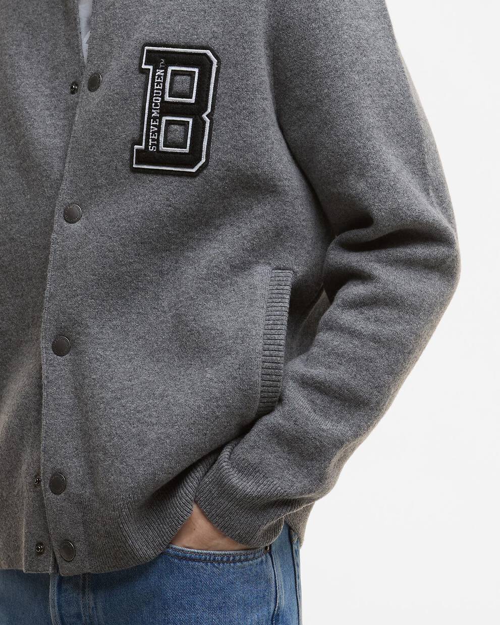 Bomber in maglia Letterman