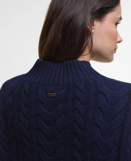 Mini-abito in maglia Belford Navy