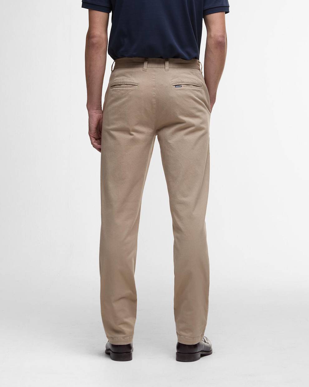 Washed Stretch Tailored Trousers