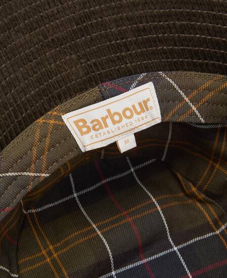 Ebberston Cord Bucket Hat Olive