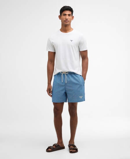 Somerset Pinstripe Swim Shorts Sailboat Blue