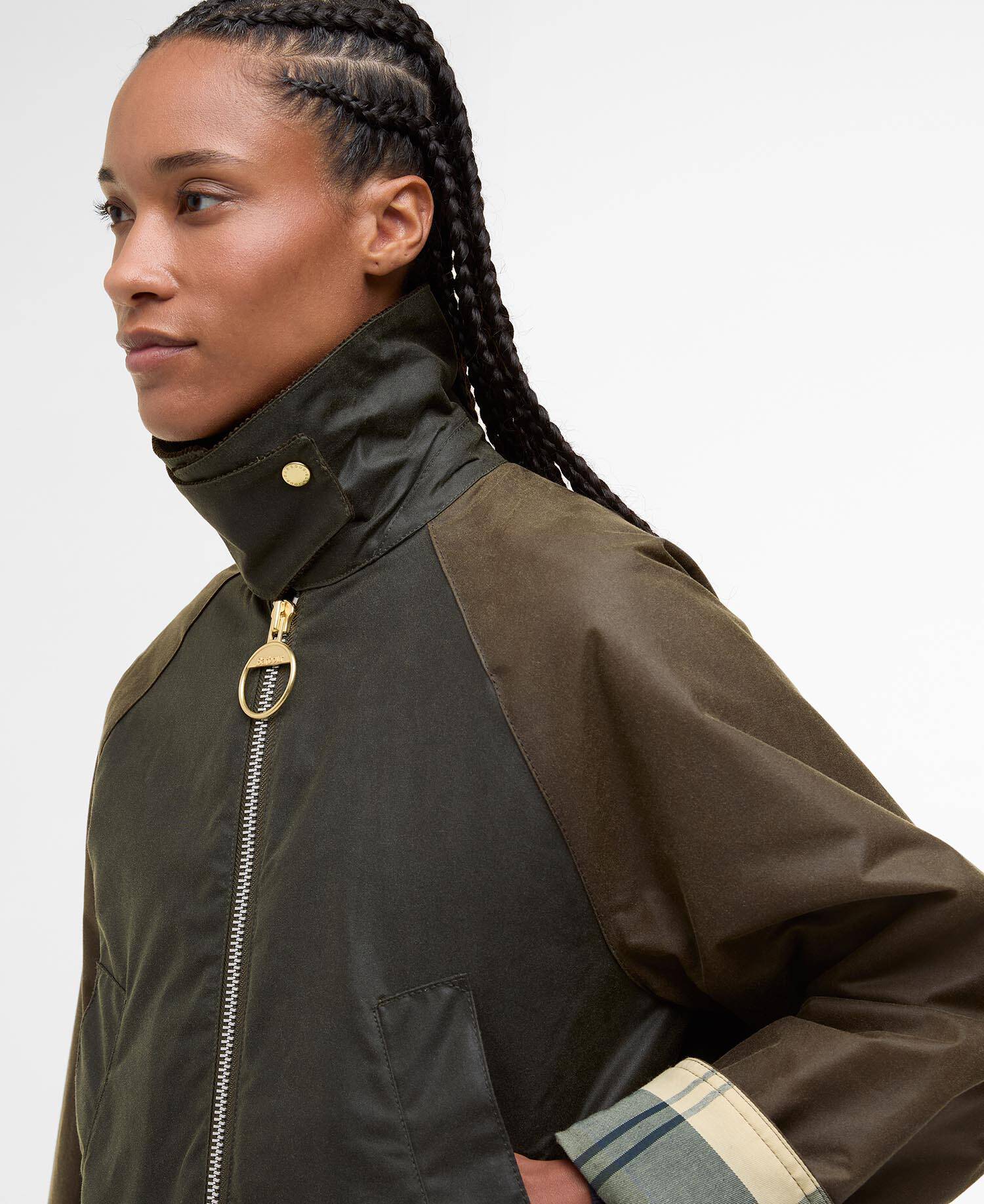 Kettlewell Waxed Jacket Archive Olive/Beech/Ancient Tartan image number 3
