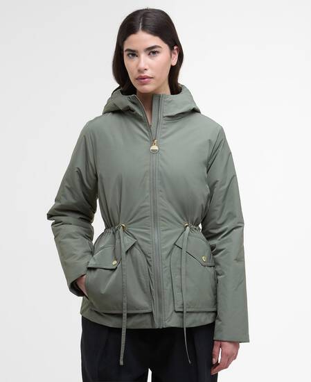 Winter Piper Showerproof Jacket Dusky Khaki