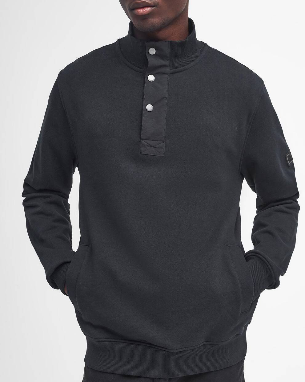 Felpa Flight con zip corta