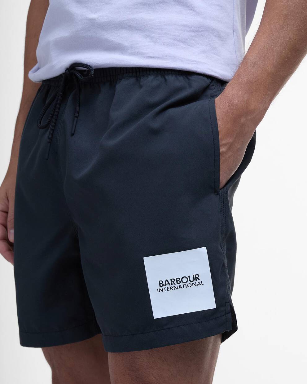 Block Print Swim Shorts