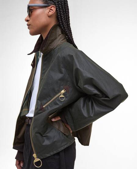 Arlene Waxed Jacket Beech/Ancient Tartan