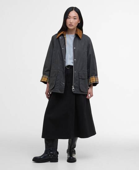 Women's Bedale Waxed Jacket Grey/Dress Women's Bedale Waxed Jacket Grey/Dress