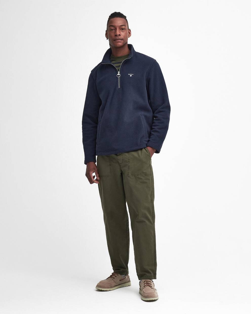 Fleecepullover Essentials Half-Zip