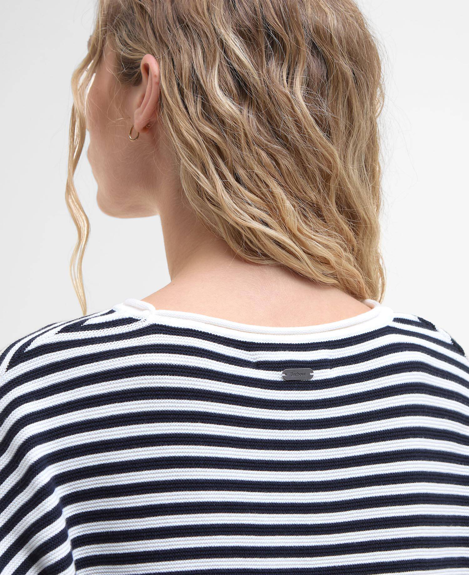 Marine Striped Crew Neck Jumper image number 4