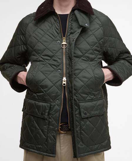 Bedale Quilted Jacket Sage