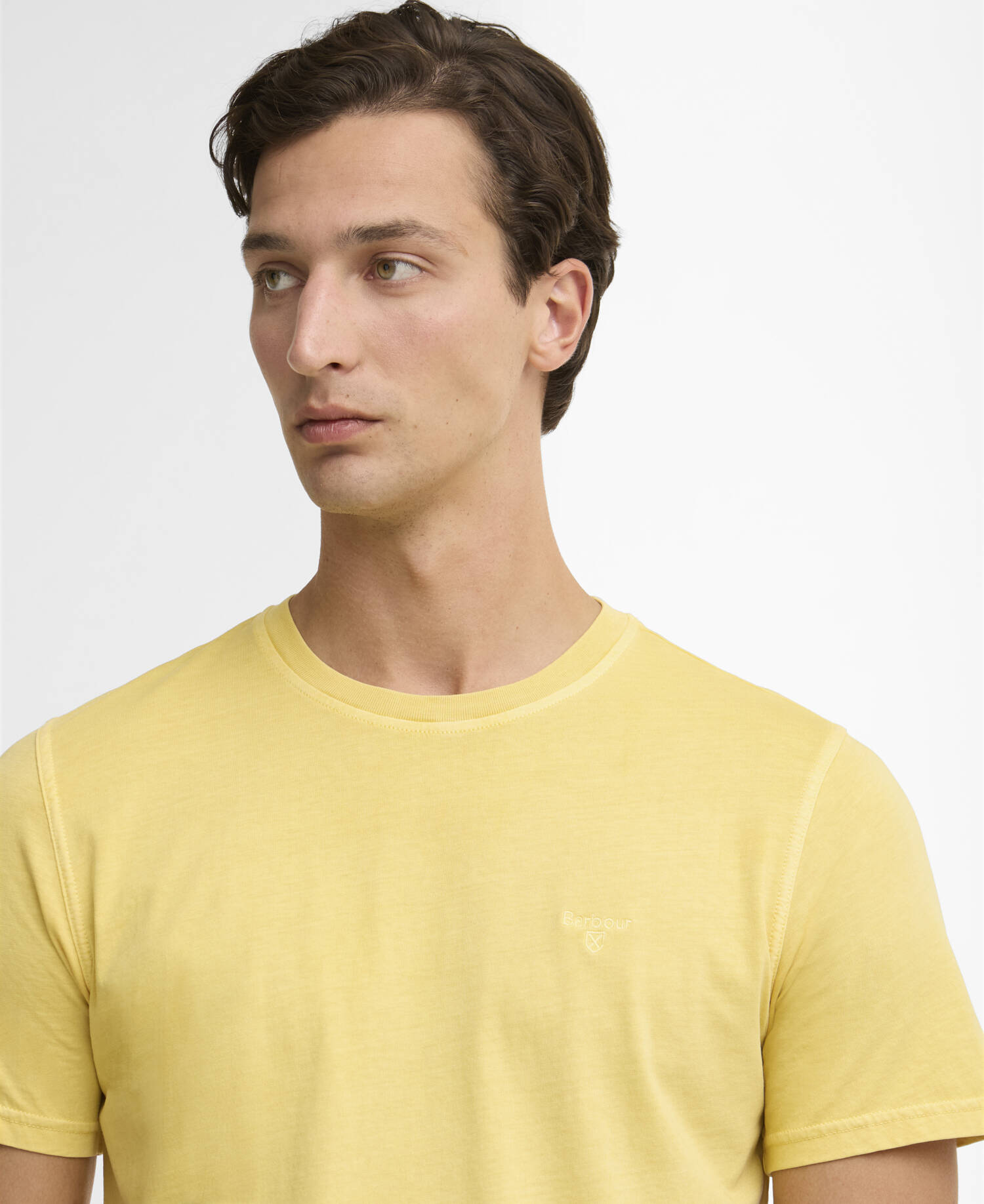 Washed Tartan T-Shirt Washed Yellow image number 3