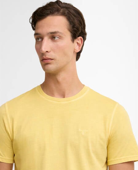 Washed Tartan T-Shirt Washed Yellow