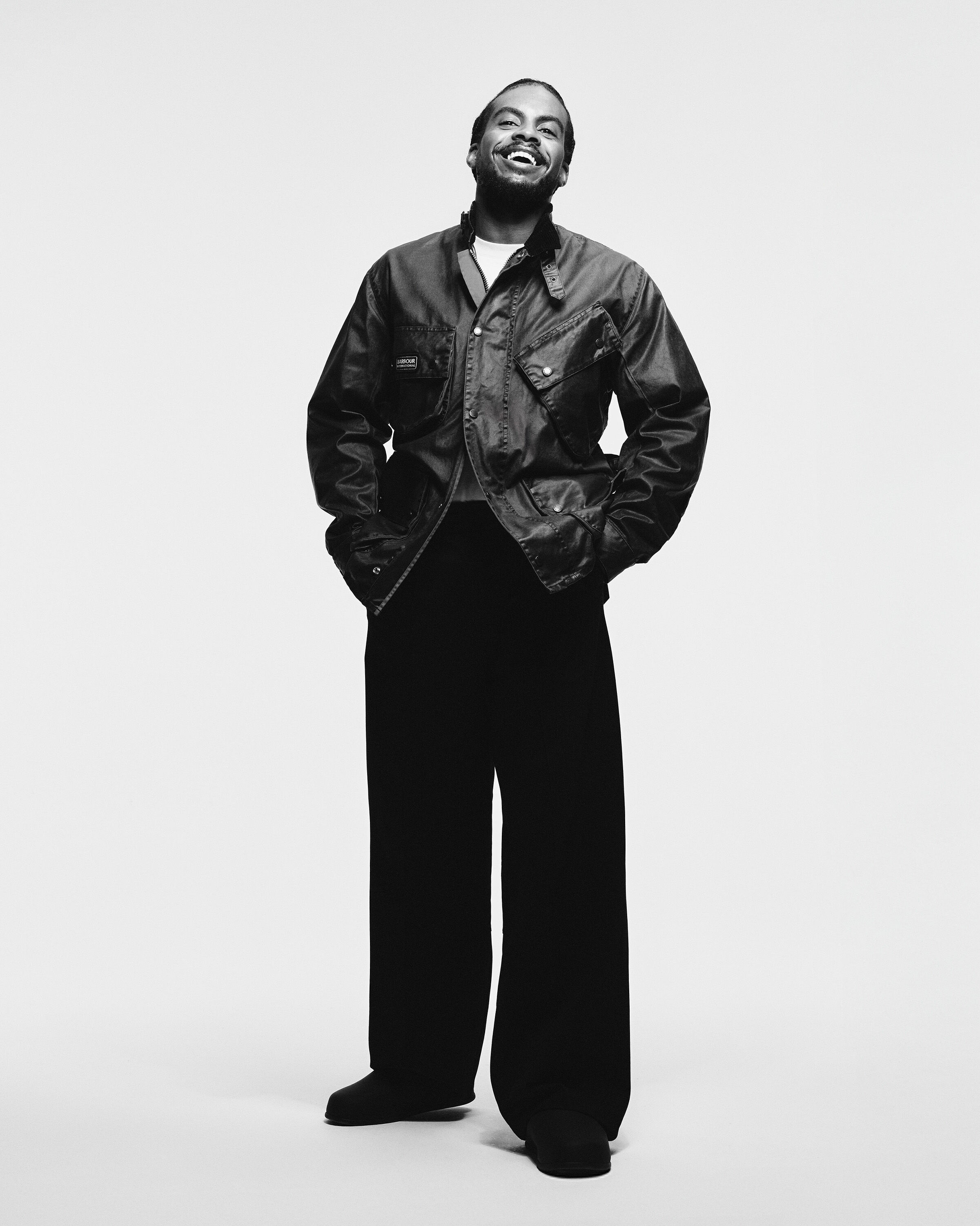 Bradley Miller in the Distressed 90th Anniversary A7 Casual Jacket