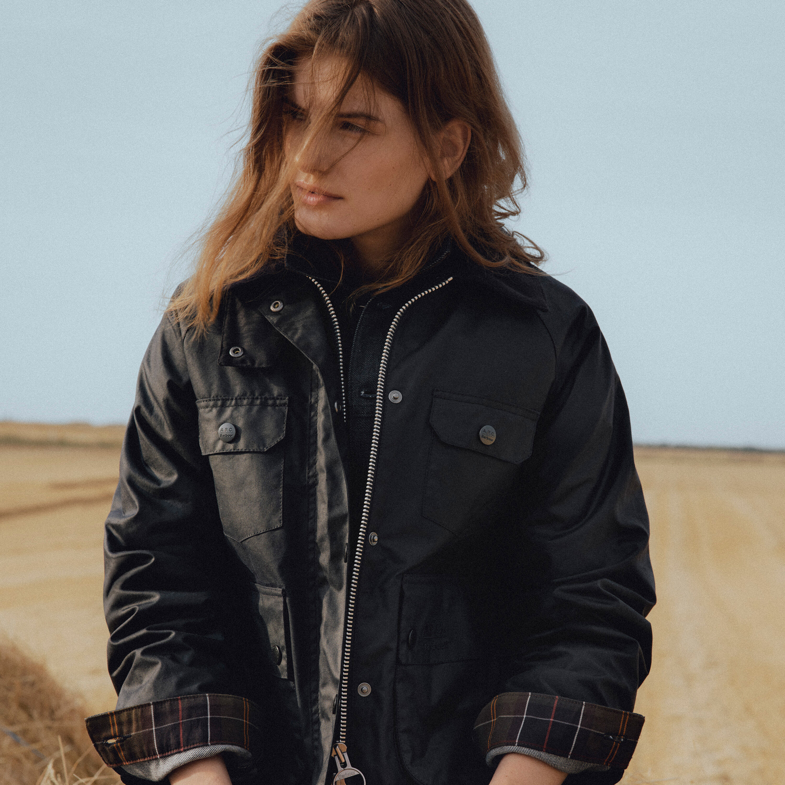 Barbour x A.P.C. Spey Waxed Jacket