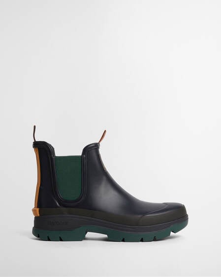 Paul Smith Loves Barbour Herren Gummistiefel Chelsea Navy