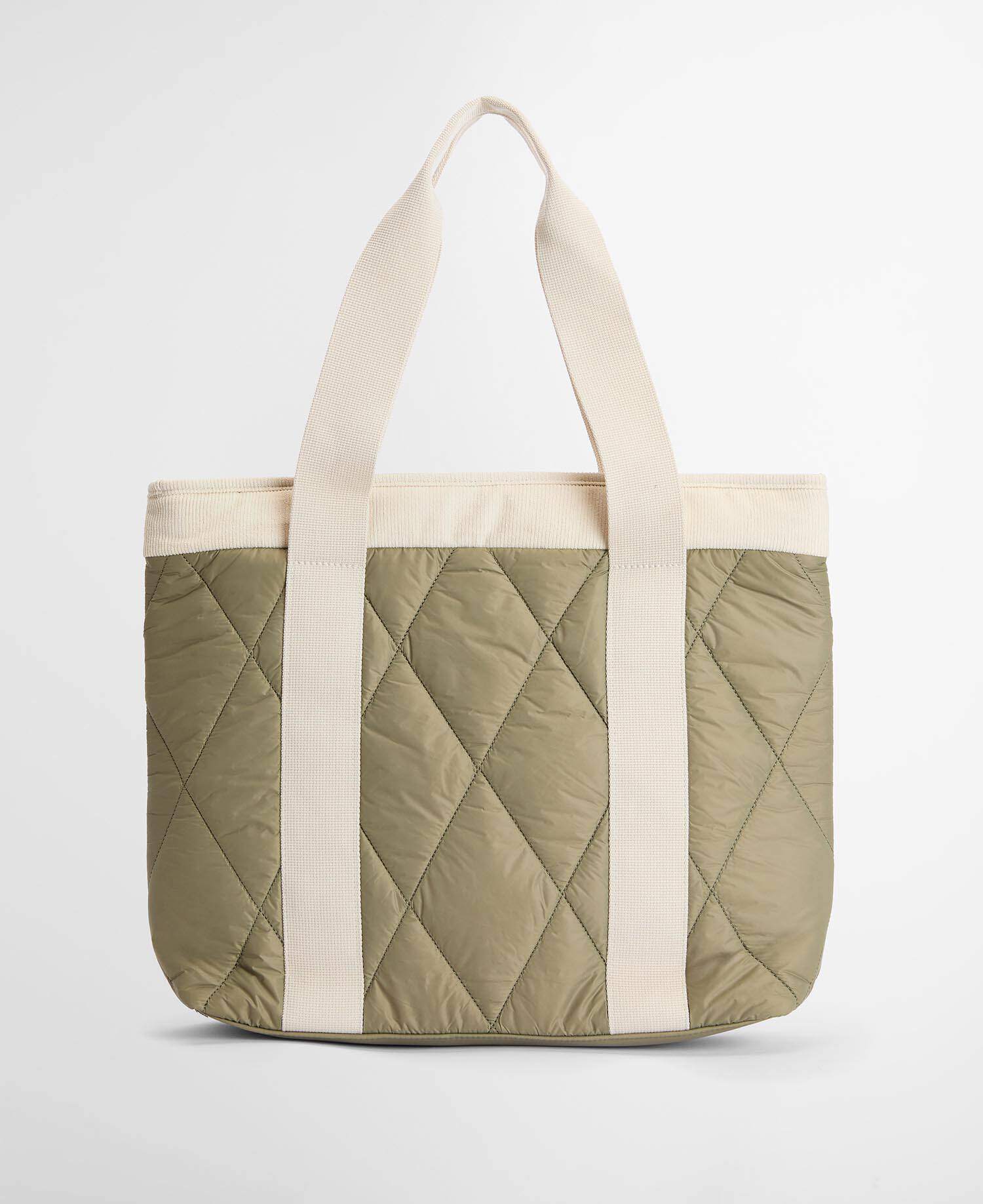 Healy Quilted Tote Bag Bleached Olive image number 2