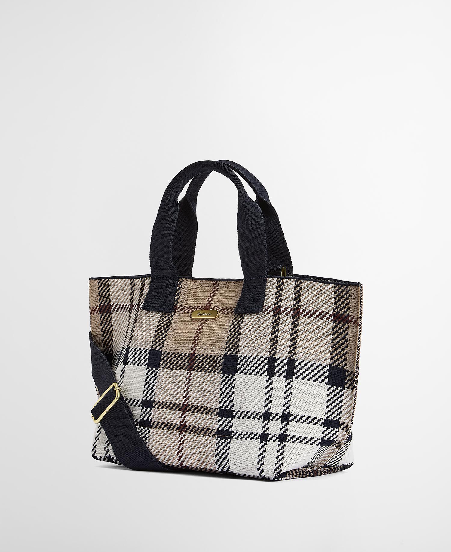 Layla Tartan Mini Tote Bag Rosewood Tartan