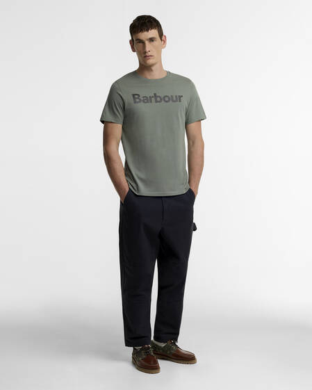 Barbour T-Shirt Halstow Logo Tailored Agave Green