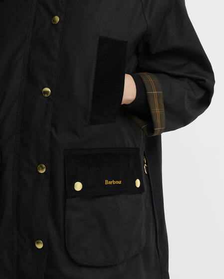 Icons Modern Beaufort Waxed Jacket Black/Classic