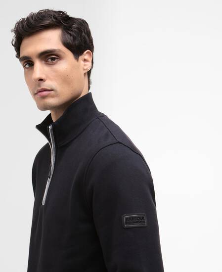 Rufforth Quarter-Zip Sweatshirt Black