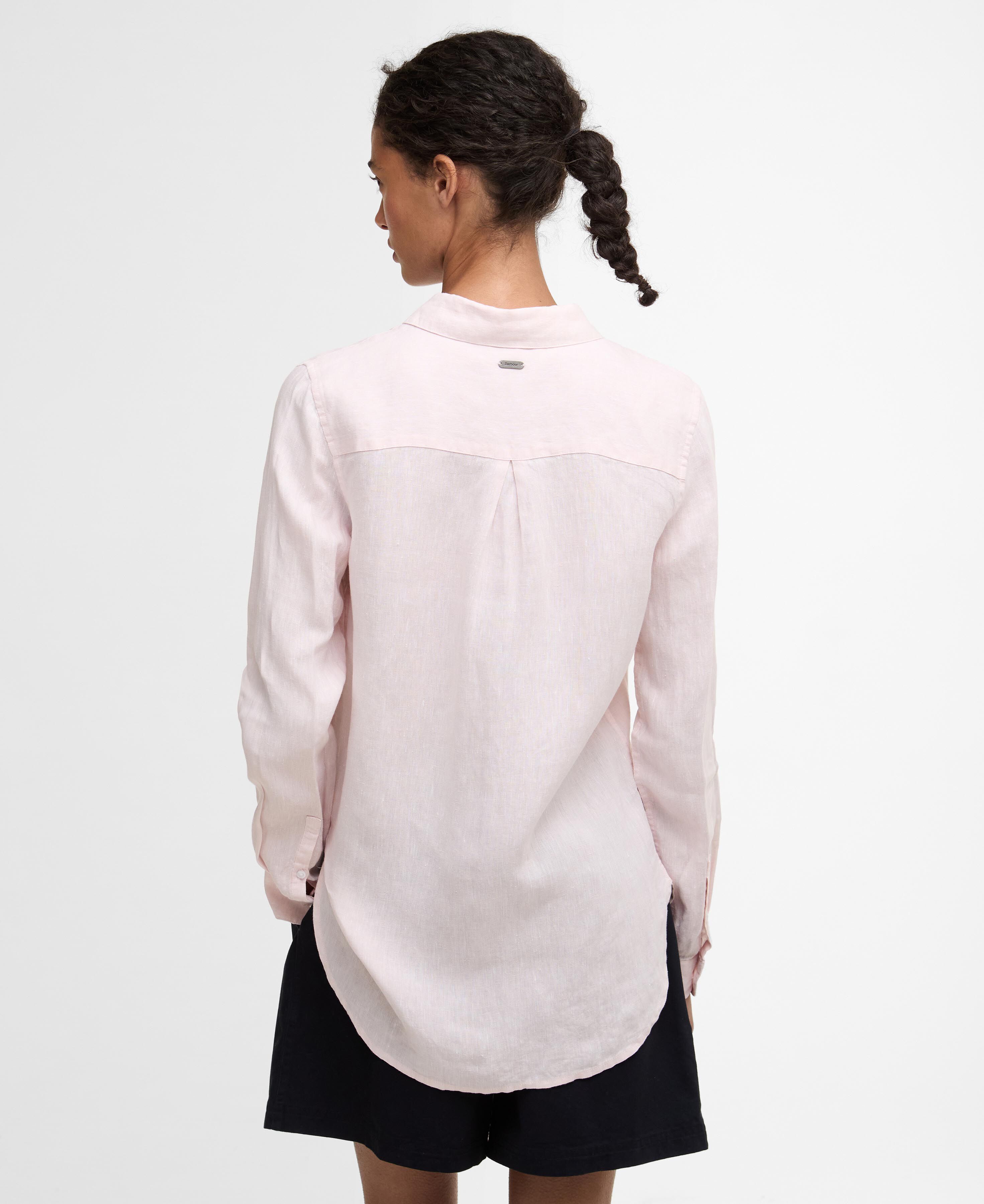 Camicia a maniche lunghe Marine dalla vestibilit&agrave; comoda Pink