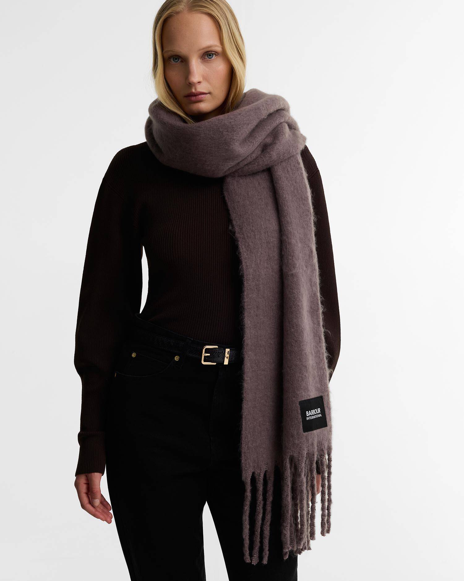 Lilah Scarf Truffle image number 1