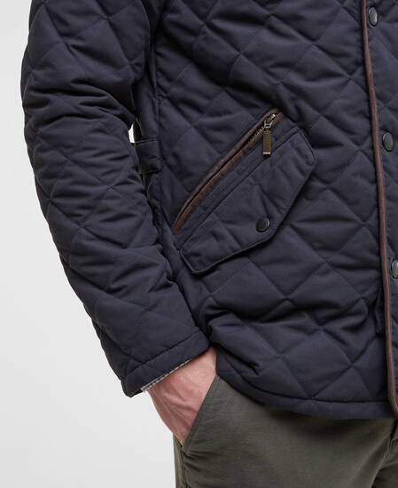 Shoverler Quilted Jacket Classic Navy